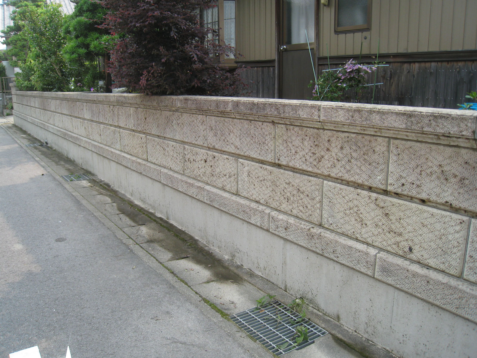 外階段・外構まわりの汚れ 洗浄後